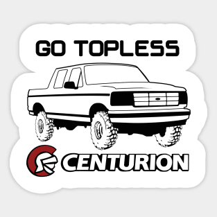 1992-1996 Bronco Centurion Topless Sticker